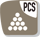 St�ckz�hlen von Einzelteilen(PCS): Zum Z�hlen und Summieren von Einzelteilen.